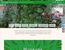 Tablet Screenshot of deplantageamsterdam.nl